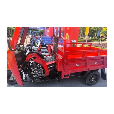 201 250cc Βενζινοκίνητος μηχανοκίνητος άνευ βούρτσας καλυμμένος τρίκυκλος με καμπίνα και χωρητικότητα ωφέλιμου φορτίου ≥ 400kg